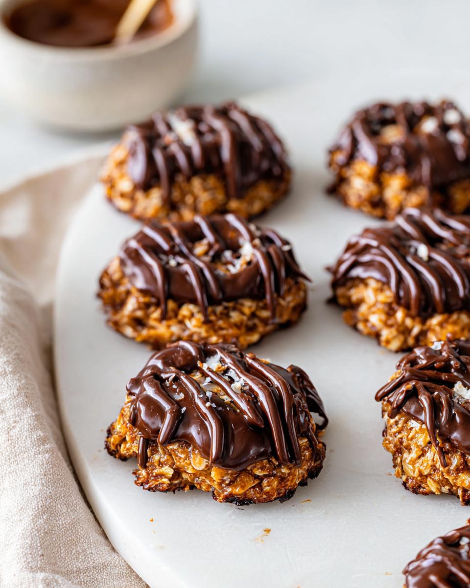 Samoas cookies - detail 1