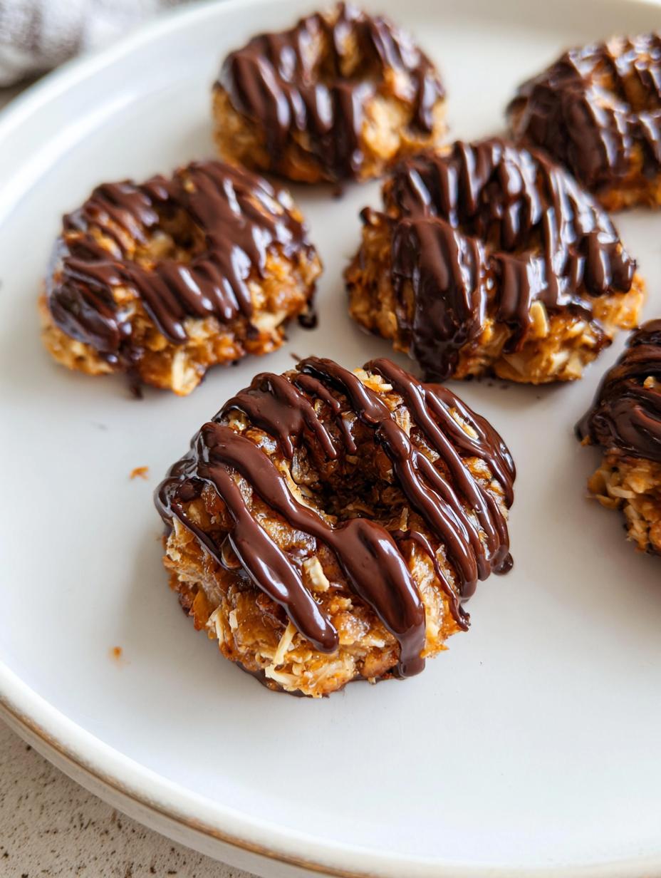 Samoas cookies - detail 2