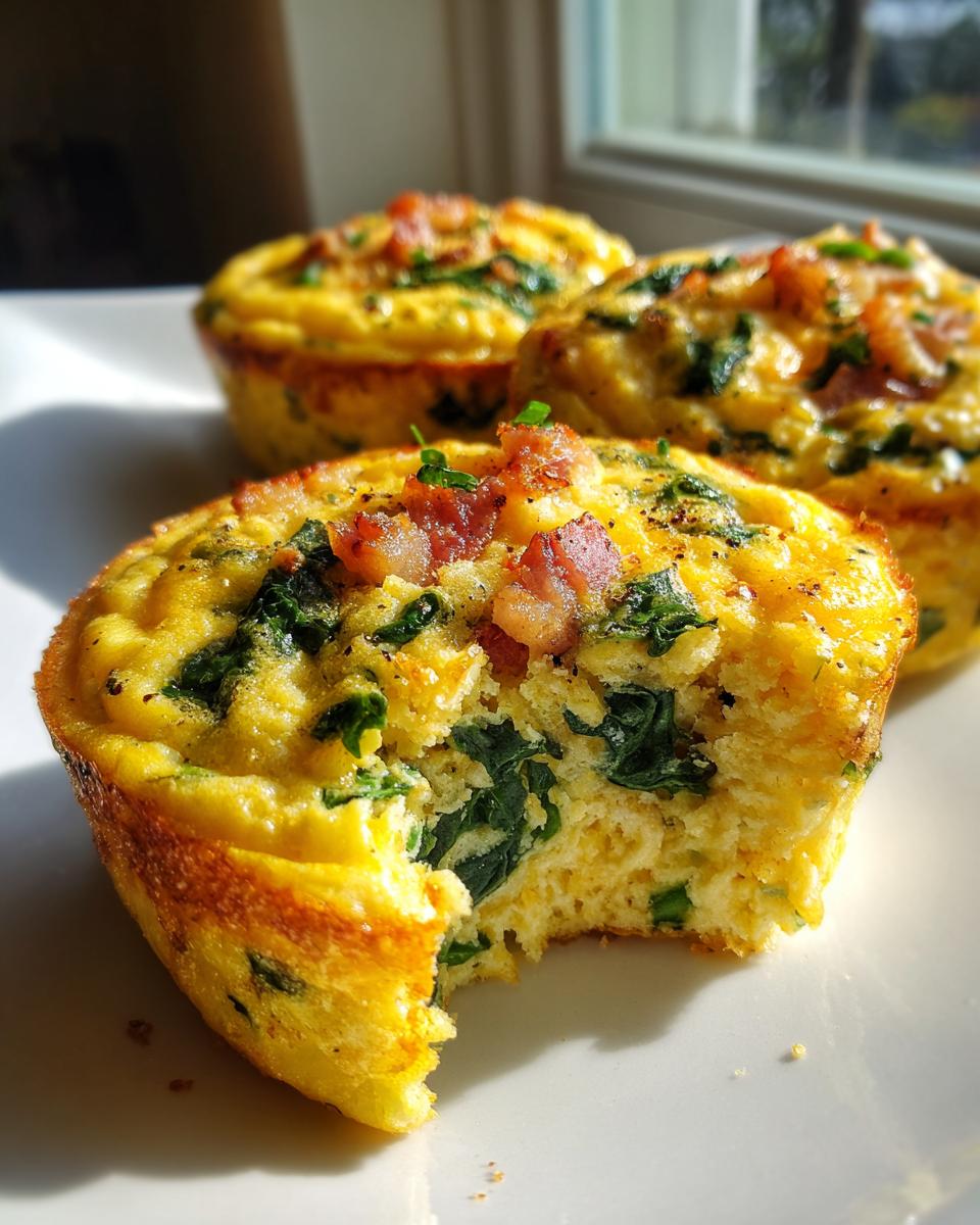 Savory Oatmeal Egg Muffins - detail 1