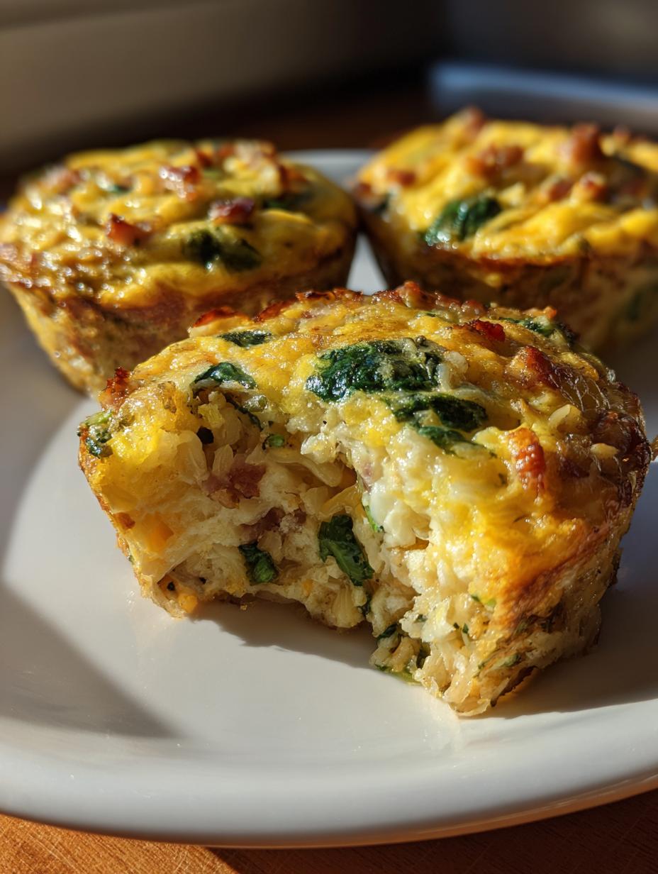 Savory Oatmeal Egg Muffins - detail 2