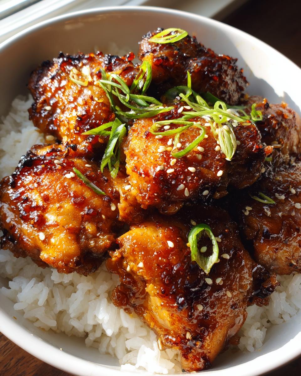 Slow Cooker Honey Garlic Chicken Thighs - detail 1