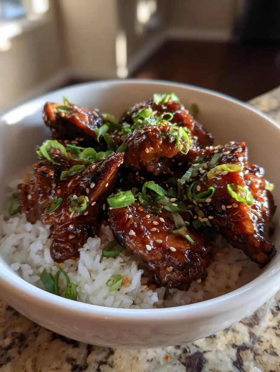 Slow Cooker Honey Garlic Chicken Thighs - detail 2