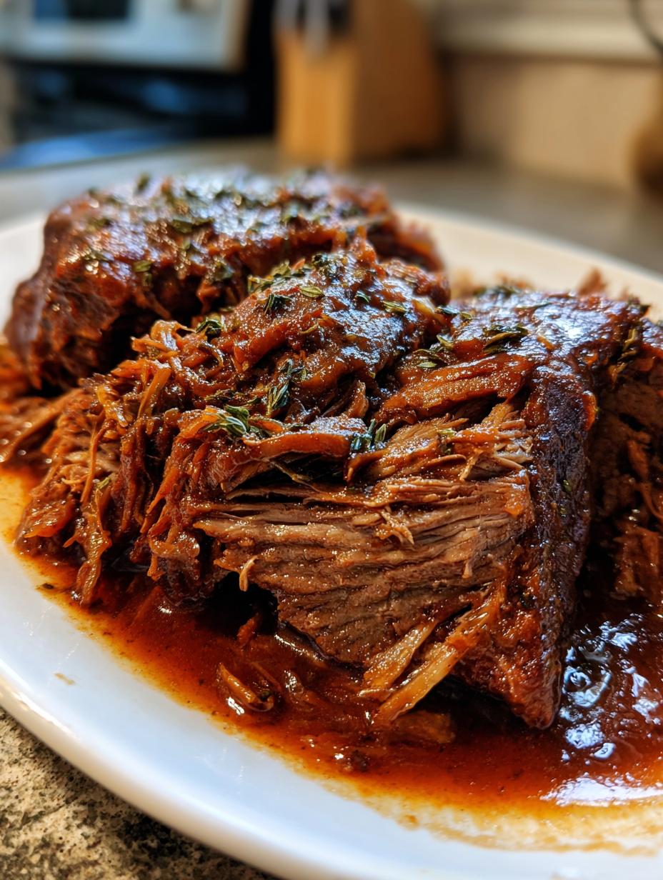 Slow Cooker Texas-Style Beef Pot Roast - detail 2