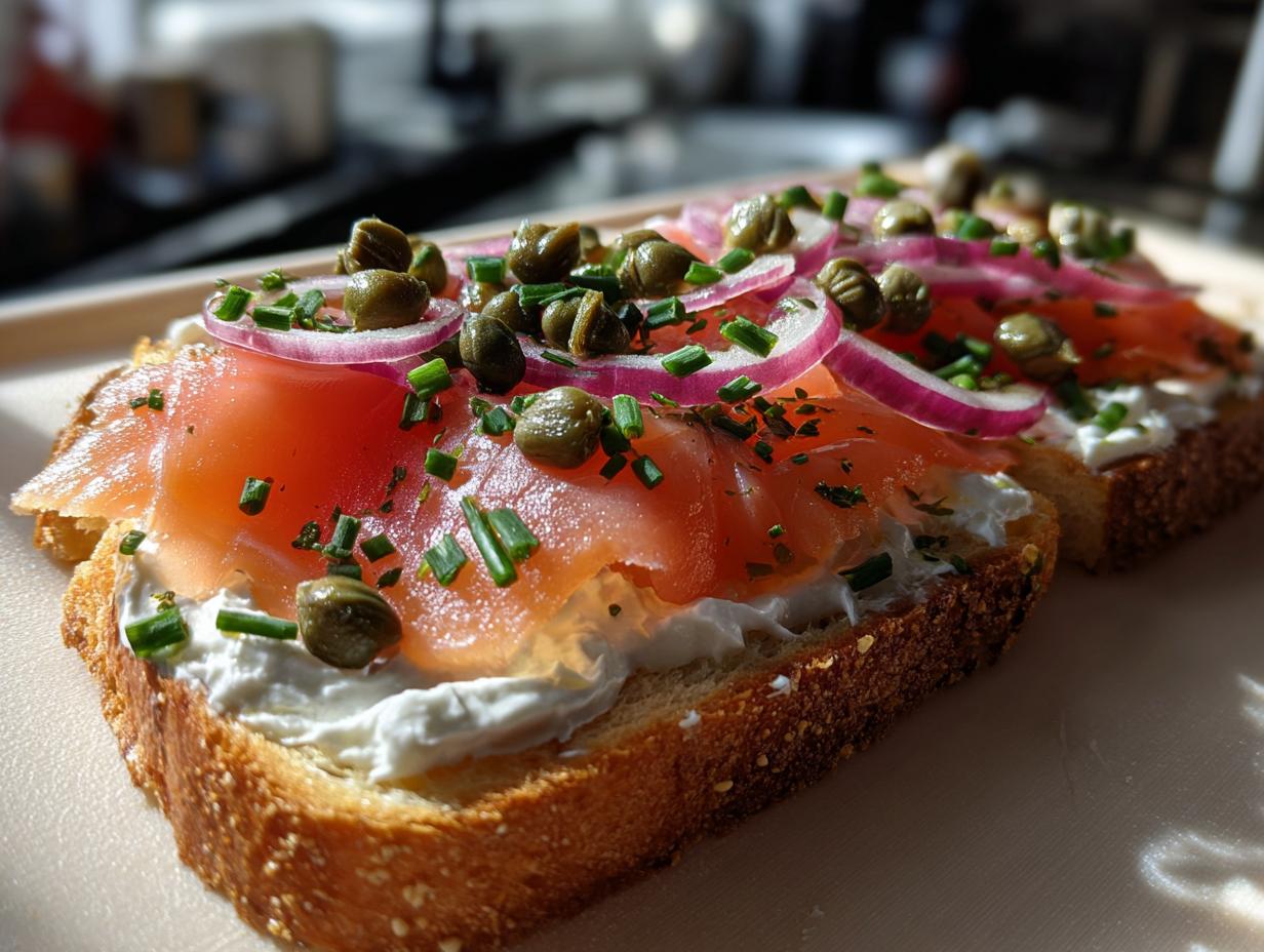 5 Minute Smoked Salmon Toasts: Flavorful Win