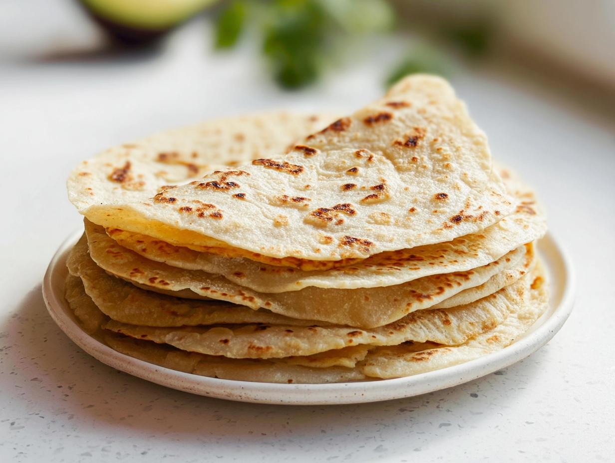 Amazing 8 Soft Homemade Gluten Free Tortillas