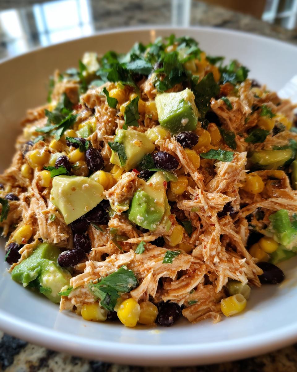 Southwest chicken salad - detail 1