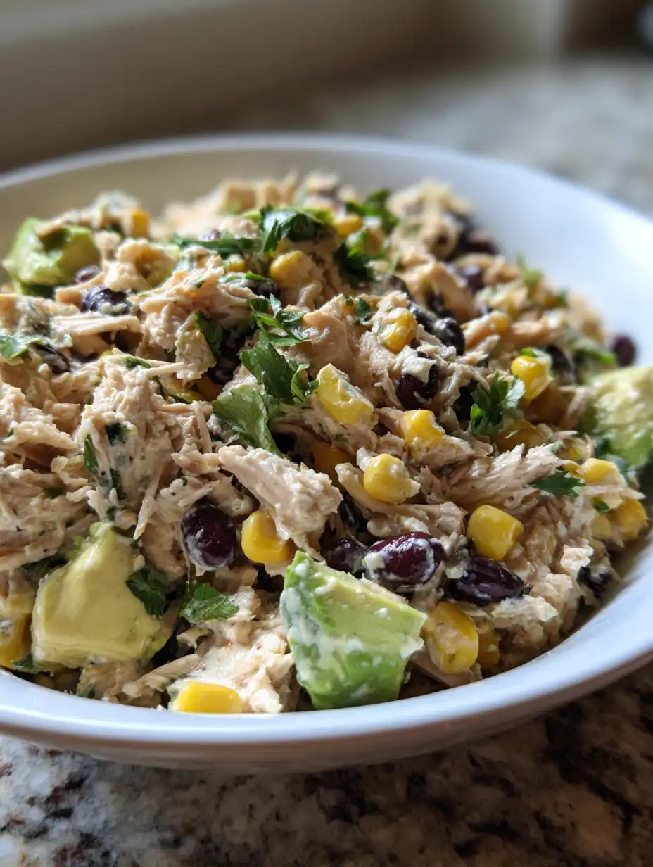 Southwest chicken salad - detail 2