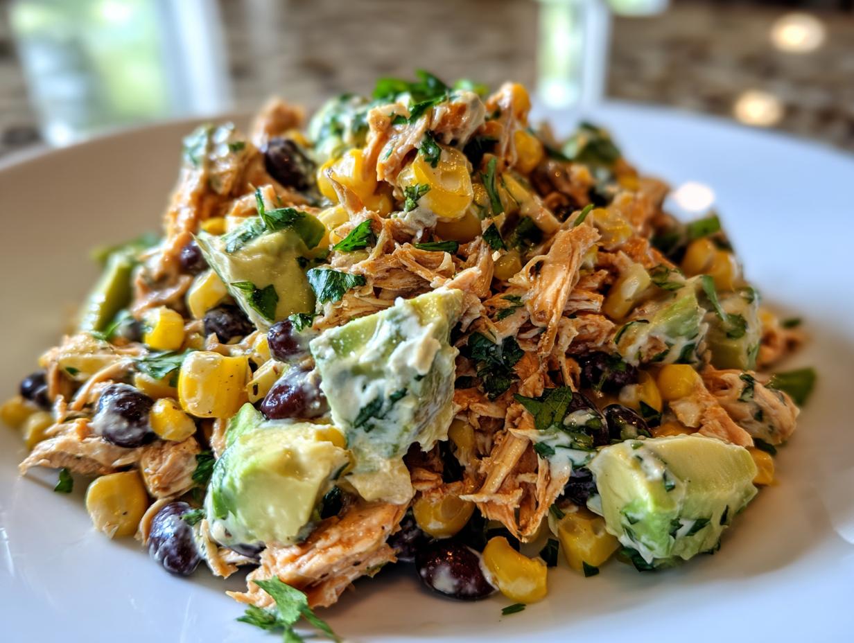 230 Calorie Southwest chicken salad Amazing