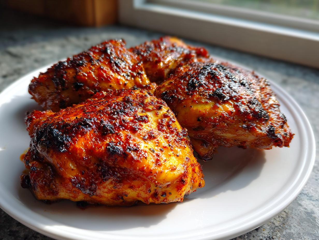 30 Minute Spicy Baked Chicken Thighs Win
