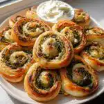 Spinach and Feta Pinwheels
