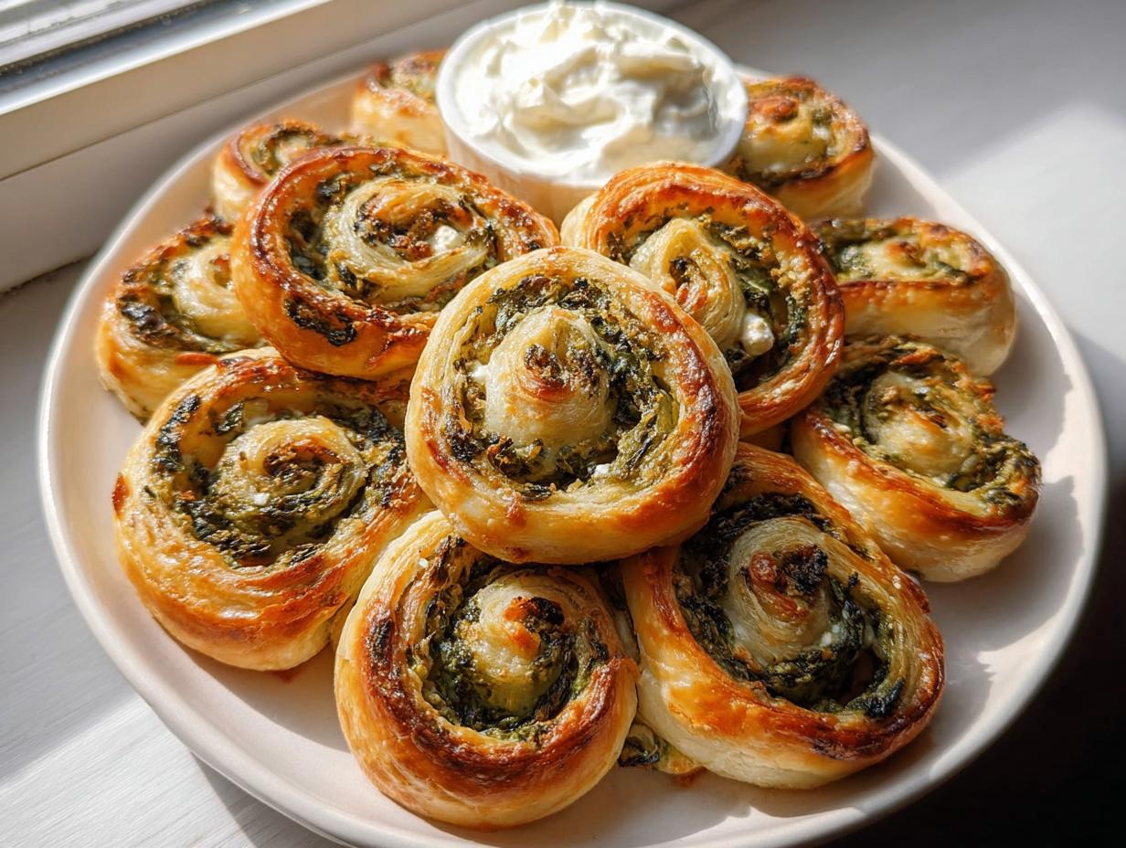 Amazing Spinach and Feta Pinwheels in 18 Minutes