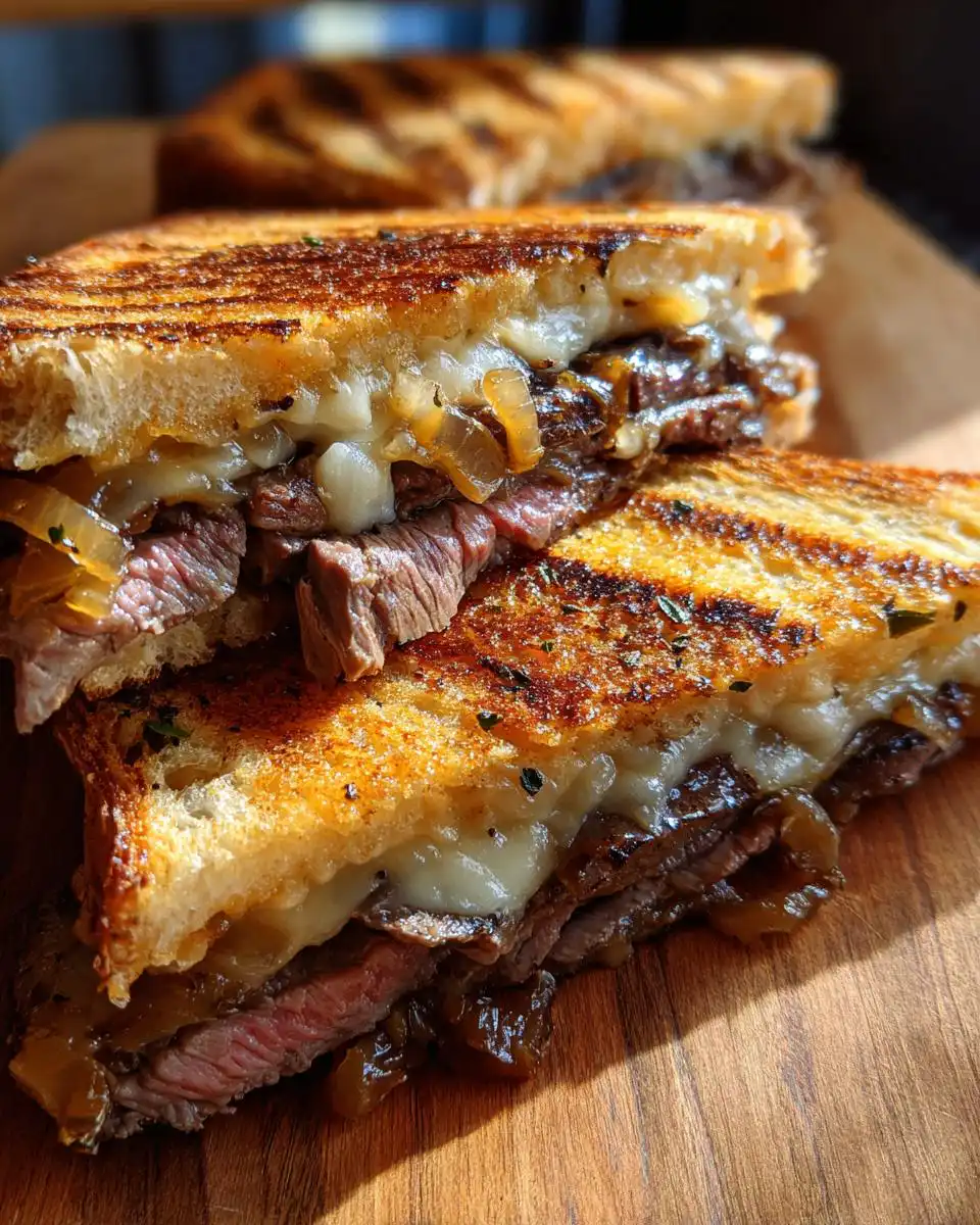 Steak sandwich - detail 1
