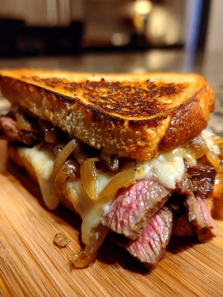 Steak sandwich - detail 2