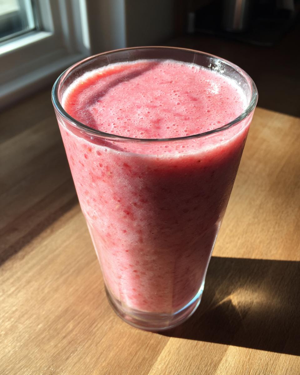 Strawberry banana smoothie - detail 1