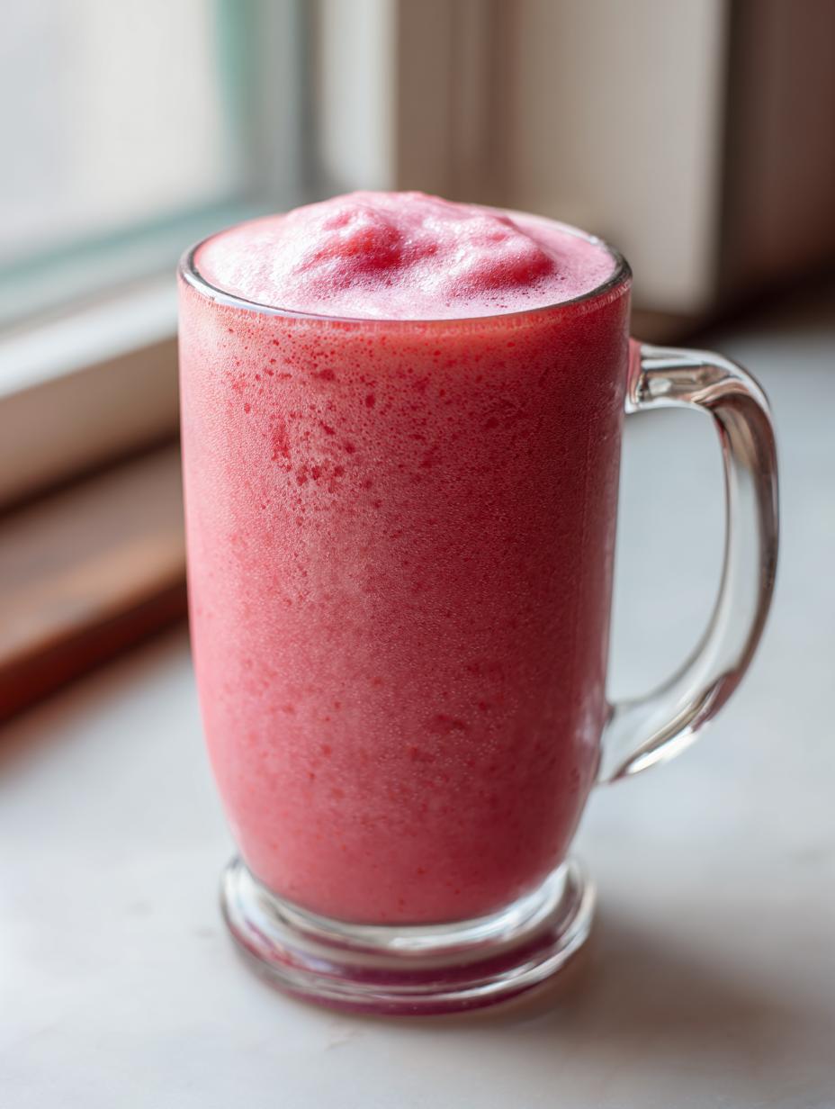 Strawberry banana smoothie - detail 2