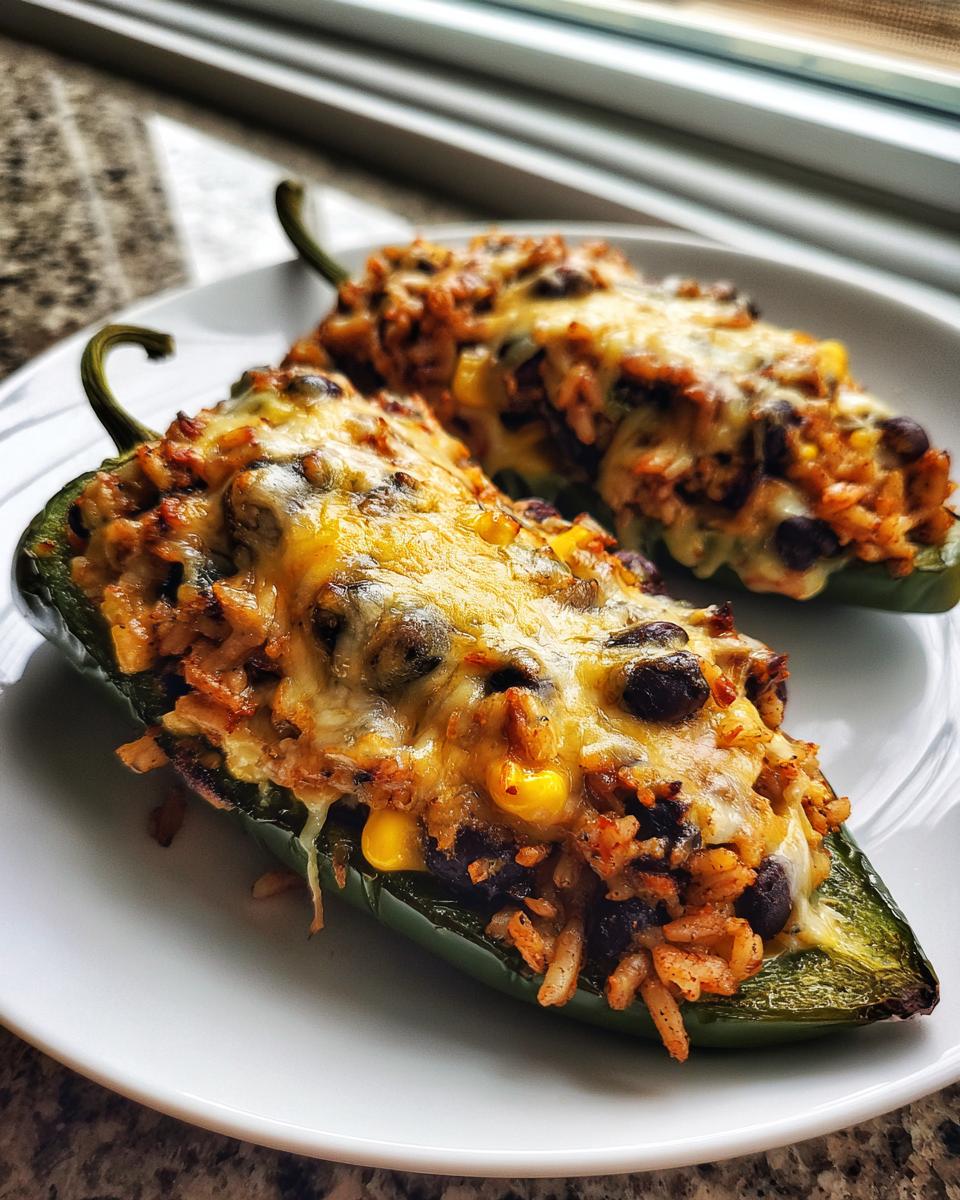 Stuffed Poblano Peppers - detail 1