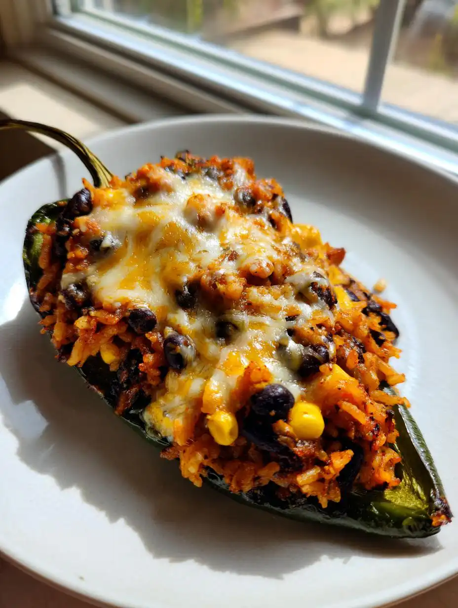 Stuffed Poblano Peppers - detail 2