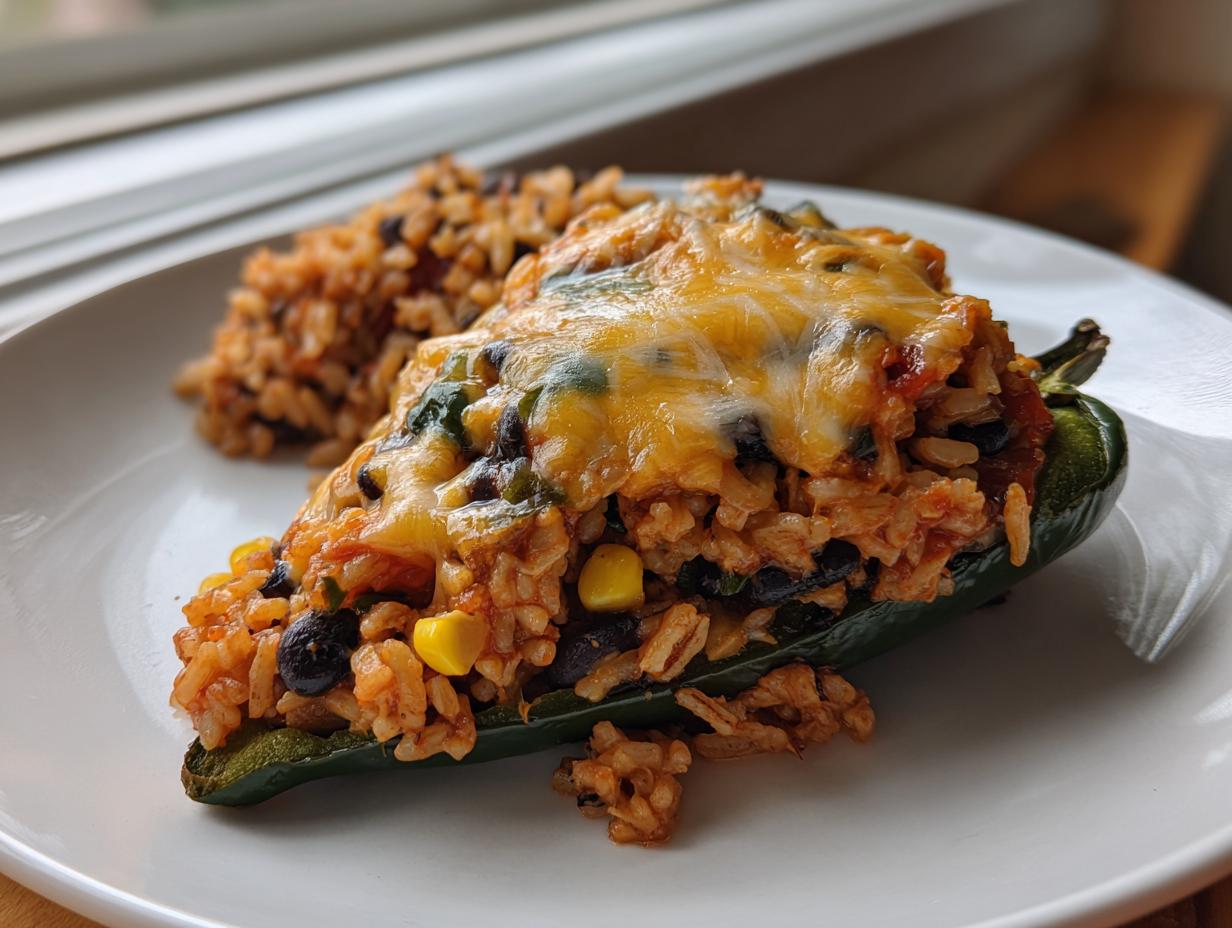 Amazing 1 Stuffed Poblano Peppers Taste
