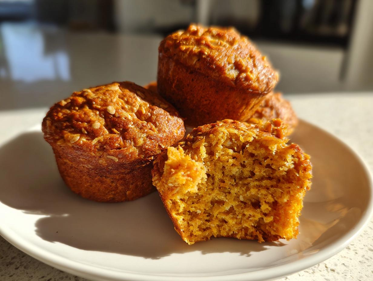 Amazing 140-Calorie Sweet Potato Oatmeal Muffins