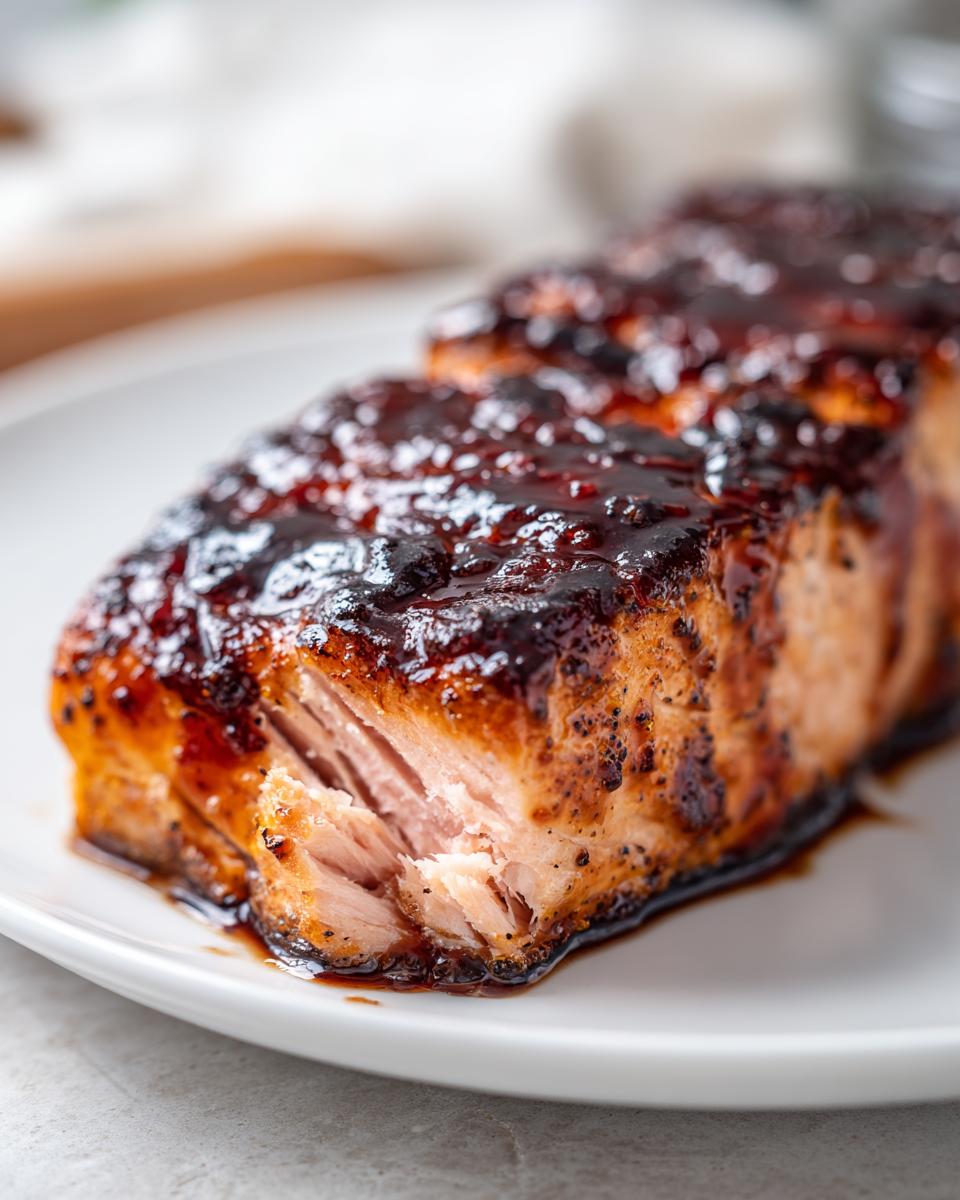 Teriyaki Glazed Salmon - detail 1