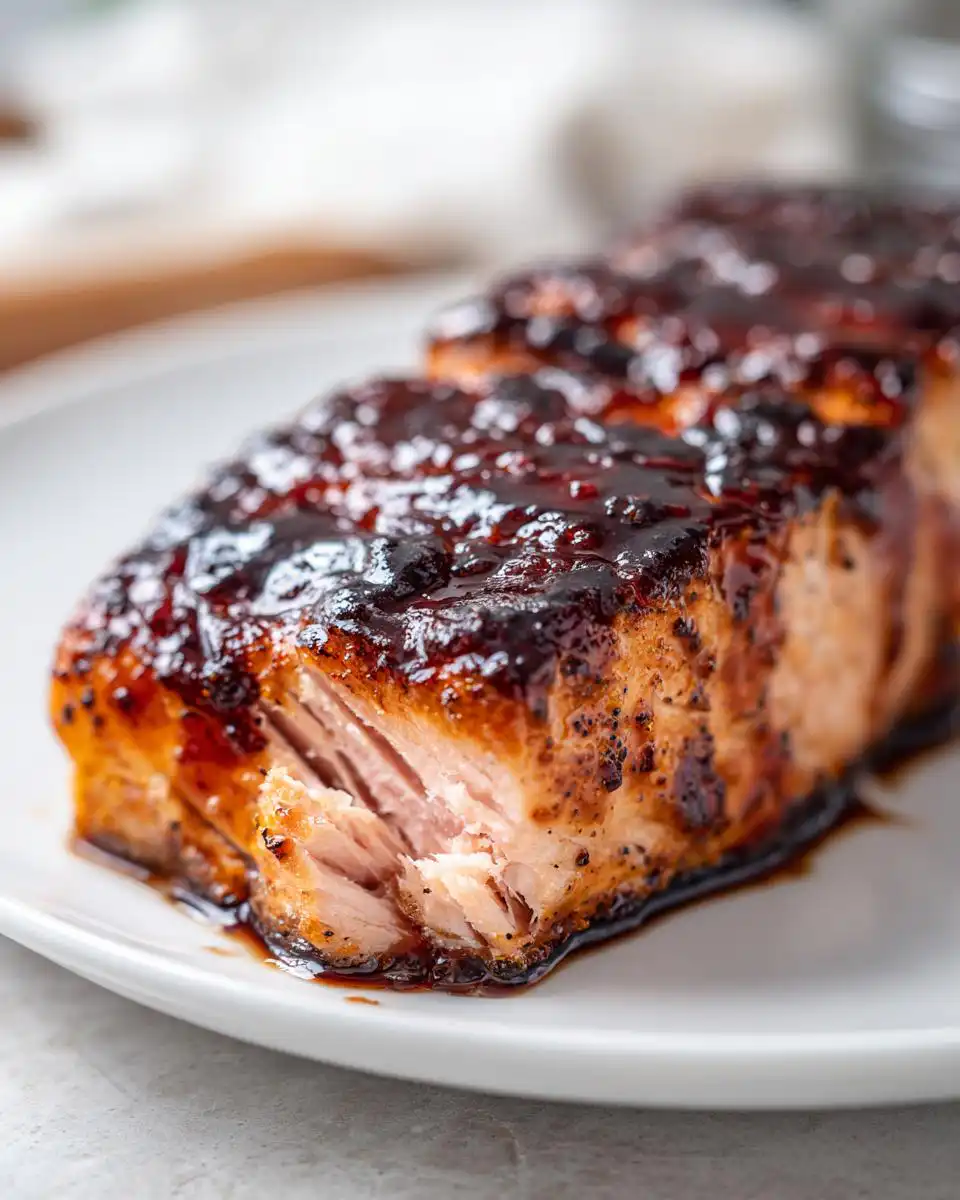 Teriyaki Glazed Salmon - detail 1