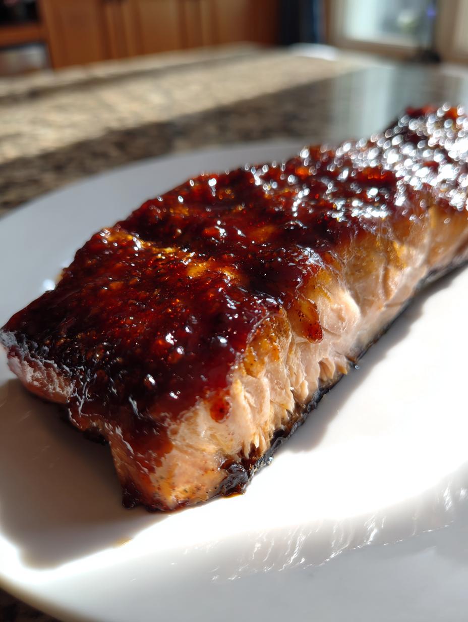 Teriyaki Glazed Salmon - detail 2