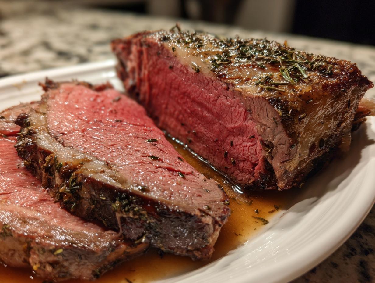 Stunning Texas Roadhouse Prime Rib 130°F