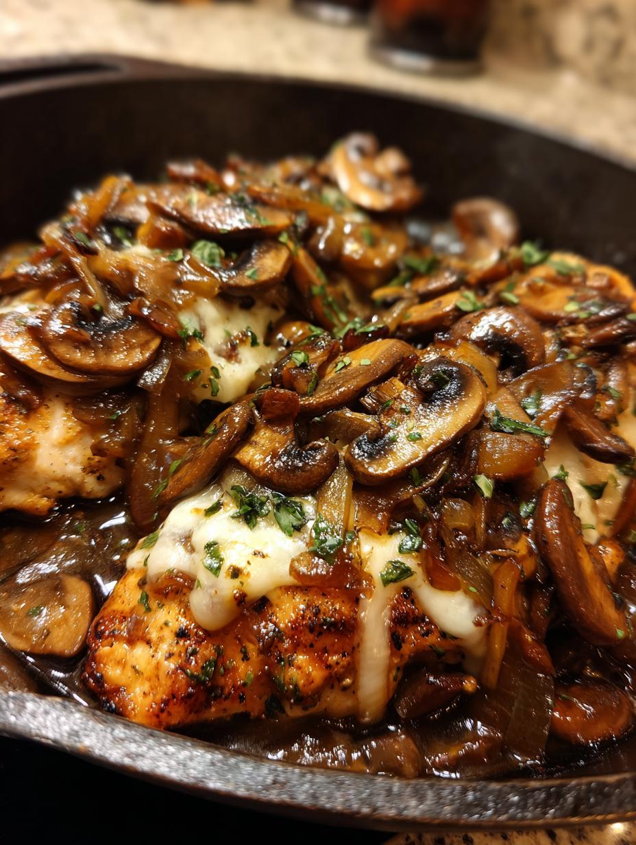 Texas Roadhouse Smothered Chicken - detail 2