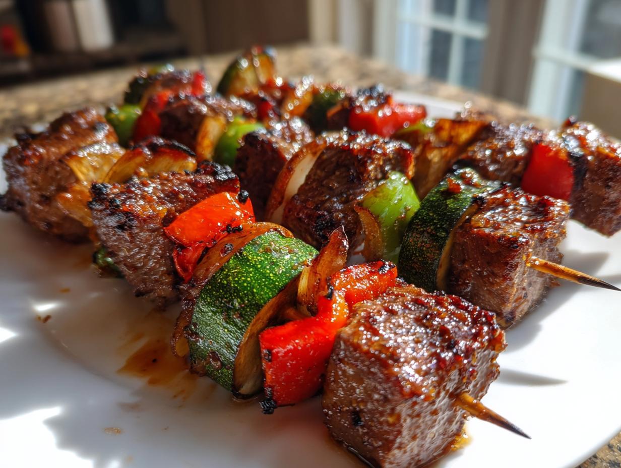 Amazing 12-Minute Texas Roadhouse Steak Kabobs