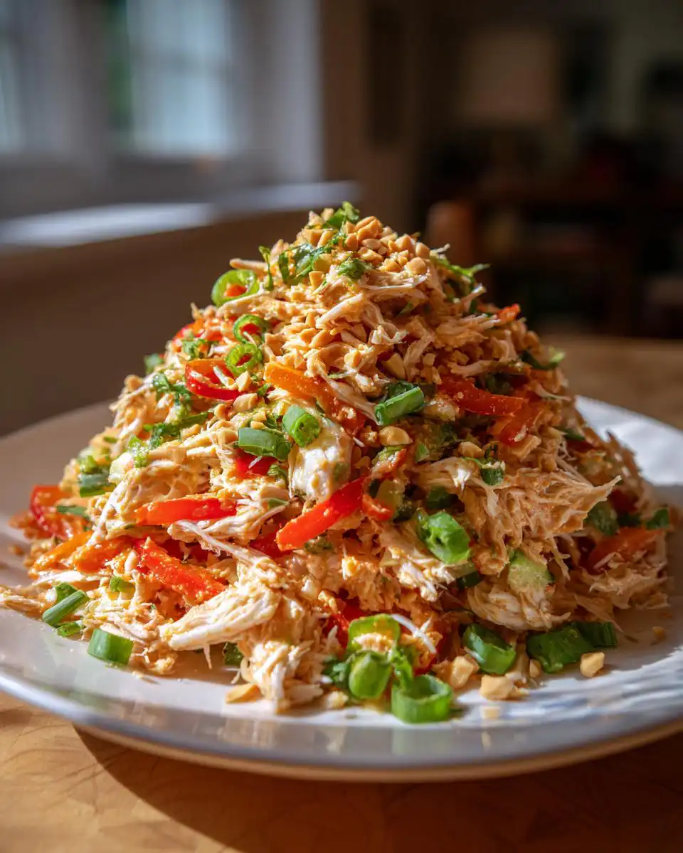 Thai Chicken Salad with Creamy Peanut Lime Dressing - detail 1