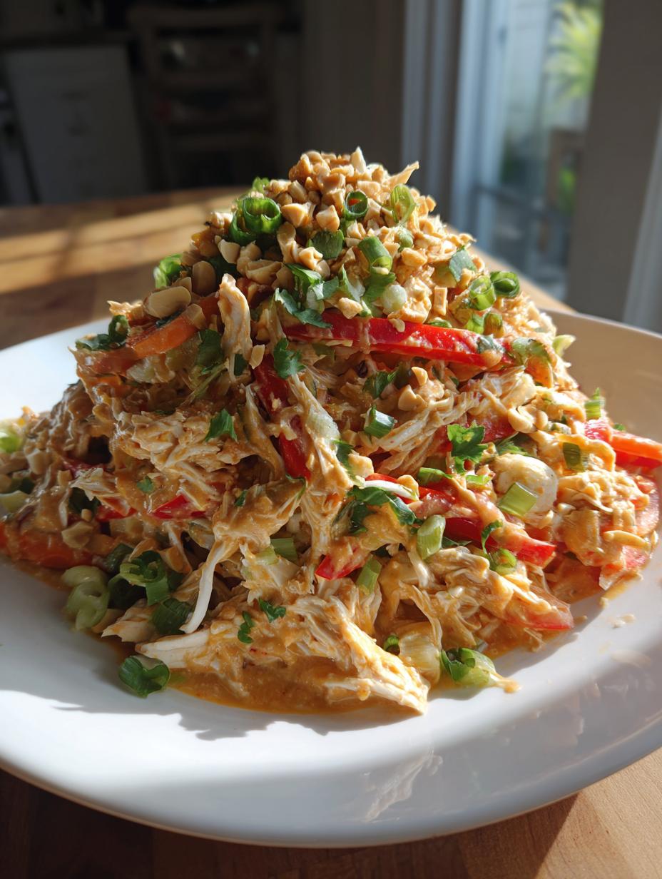 Thai Chicken Salad with Creamy Peanut Lime Dressing - detail 2