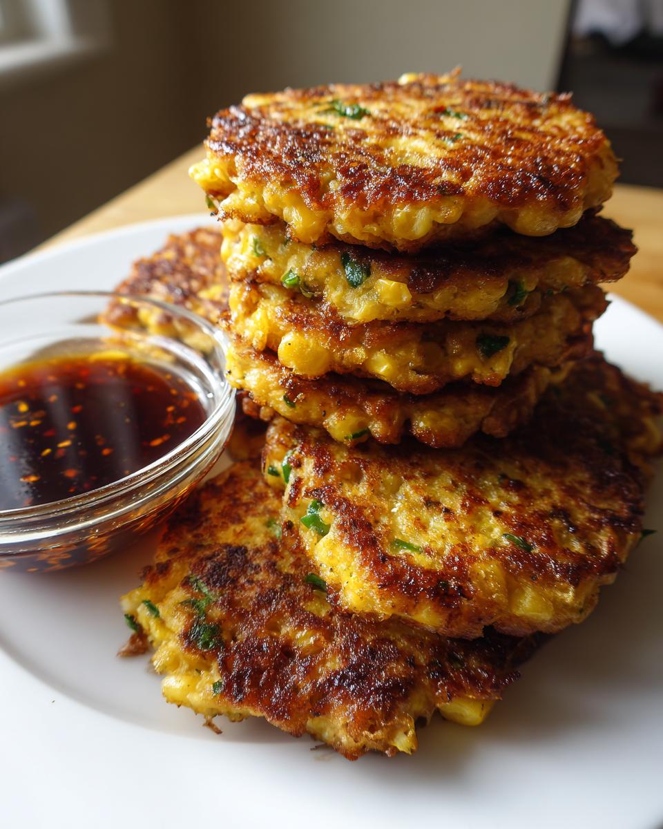 Thai Corn Fritters - detail 1