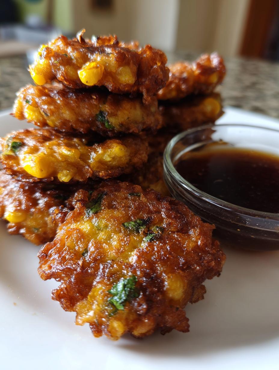 Thai Corn Fritters - detail 2