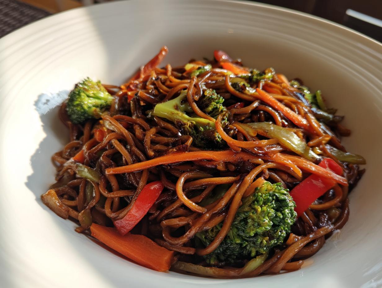 Amazing 30-Minute Veggie lo mein Secret