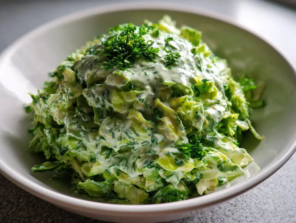 Viral Green Goddess Salad With Creamy Herb Dressing