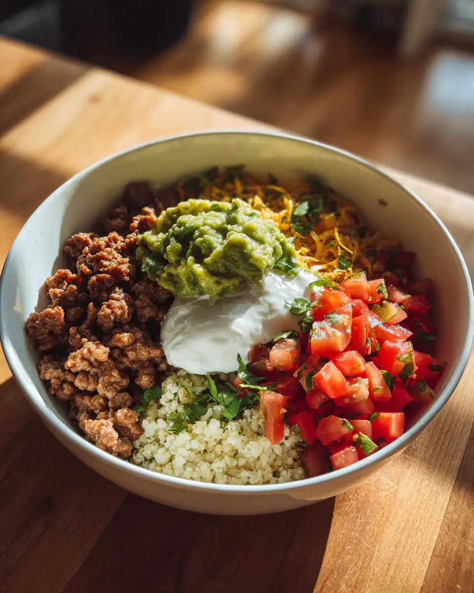 beef burrito bowl - detail 1