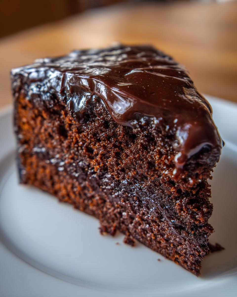 black magic chocolate cake - detail 1