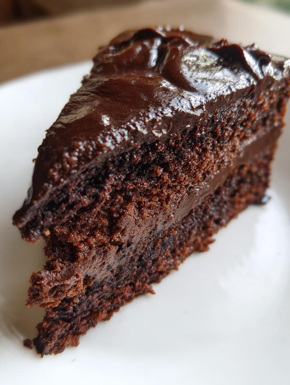 black magic chocolate cake - detail 2