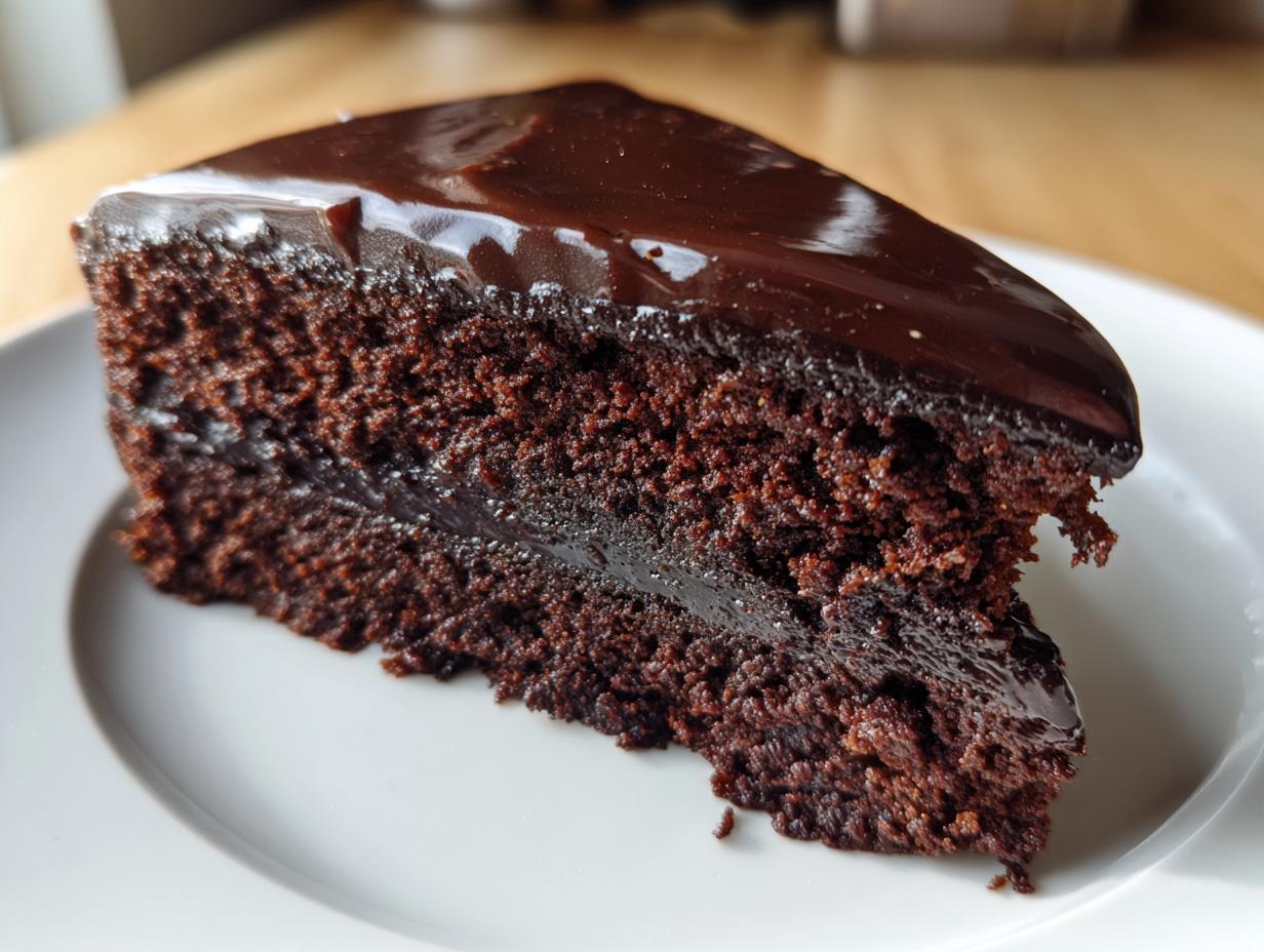 Amazing! black magic chocolate cake in 3 steps