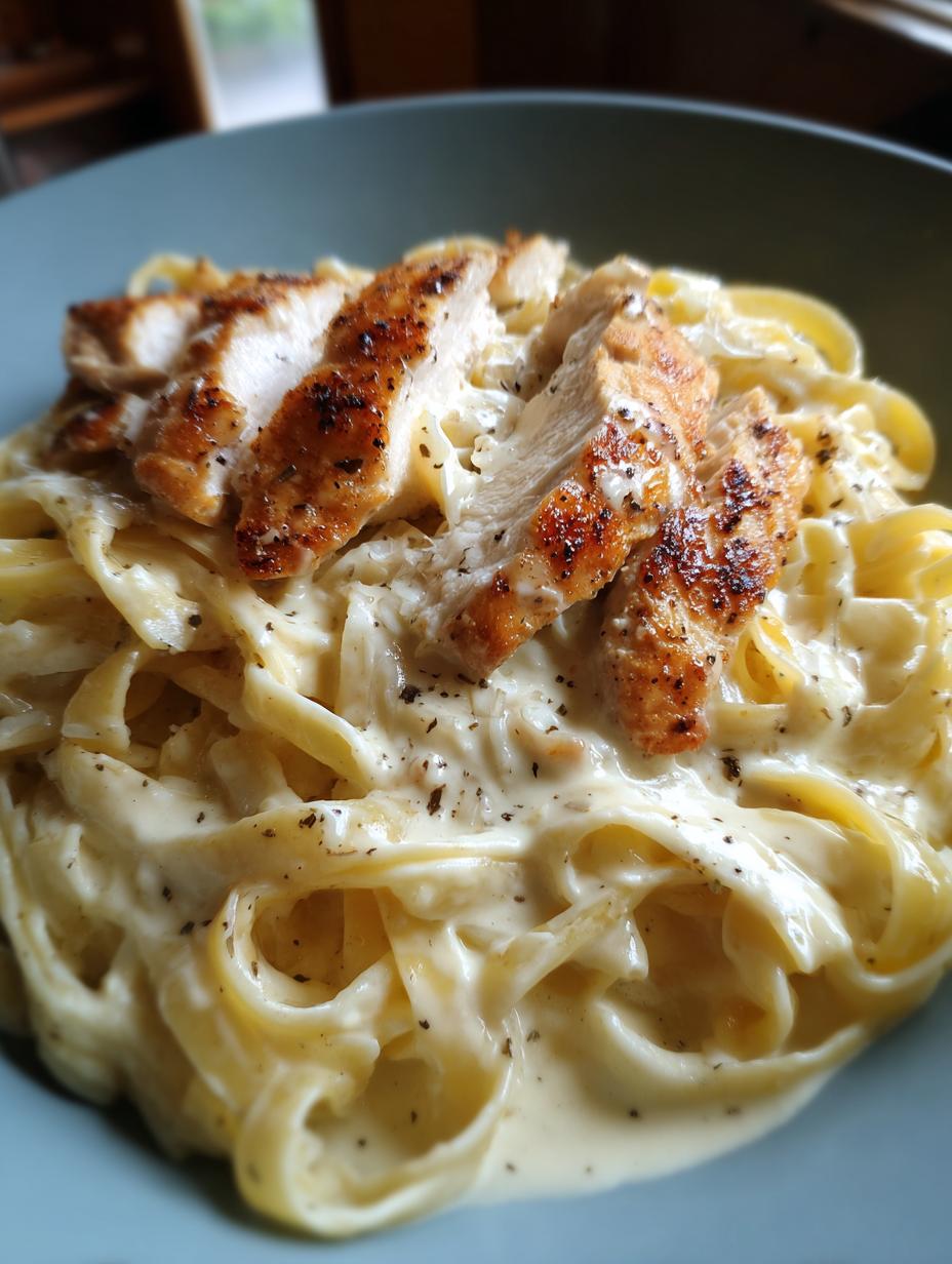 chicken fettuccine alfredo - detail 2