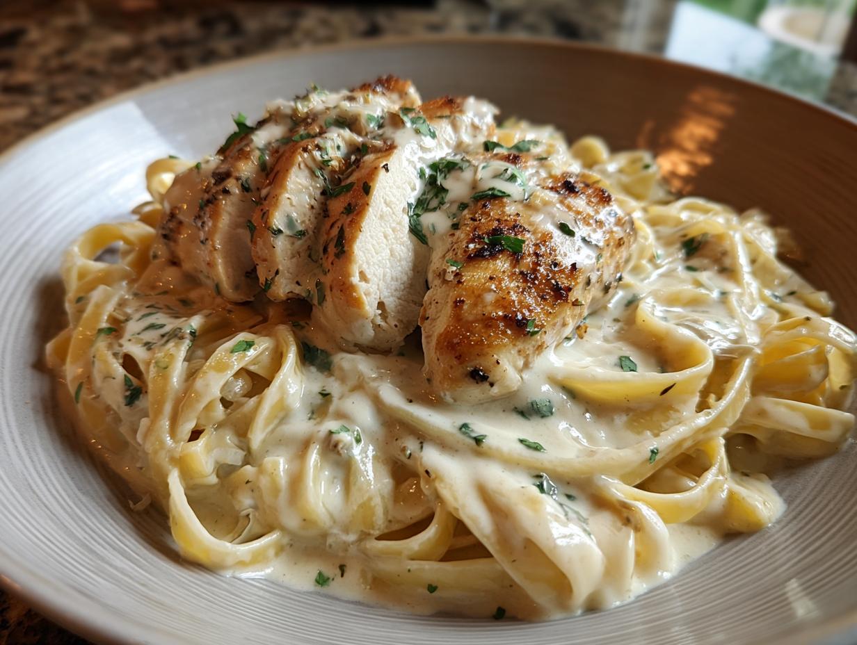 Amazing 30-Minute chicken fettuccine alfredo