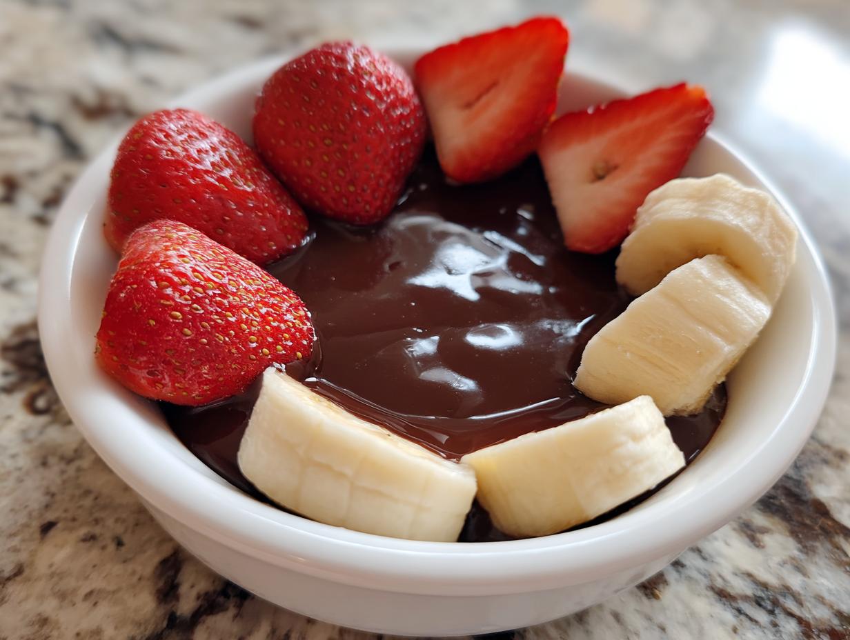 Amazing 15-Minute chocolate fondue Joy