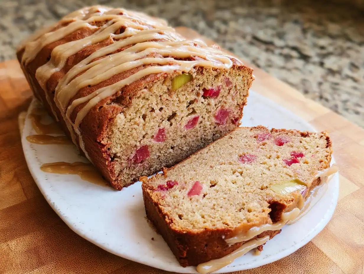 Amazing 2-Loaf cinnamon rhubarb bread