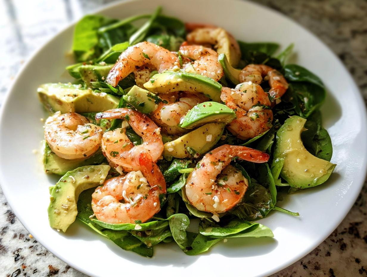 Superb citrus shrimp avocado salad in 20 mins