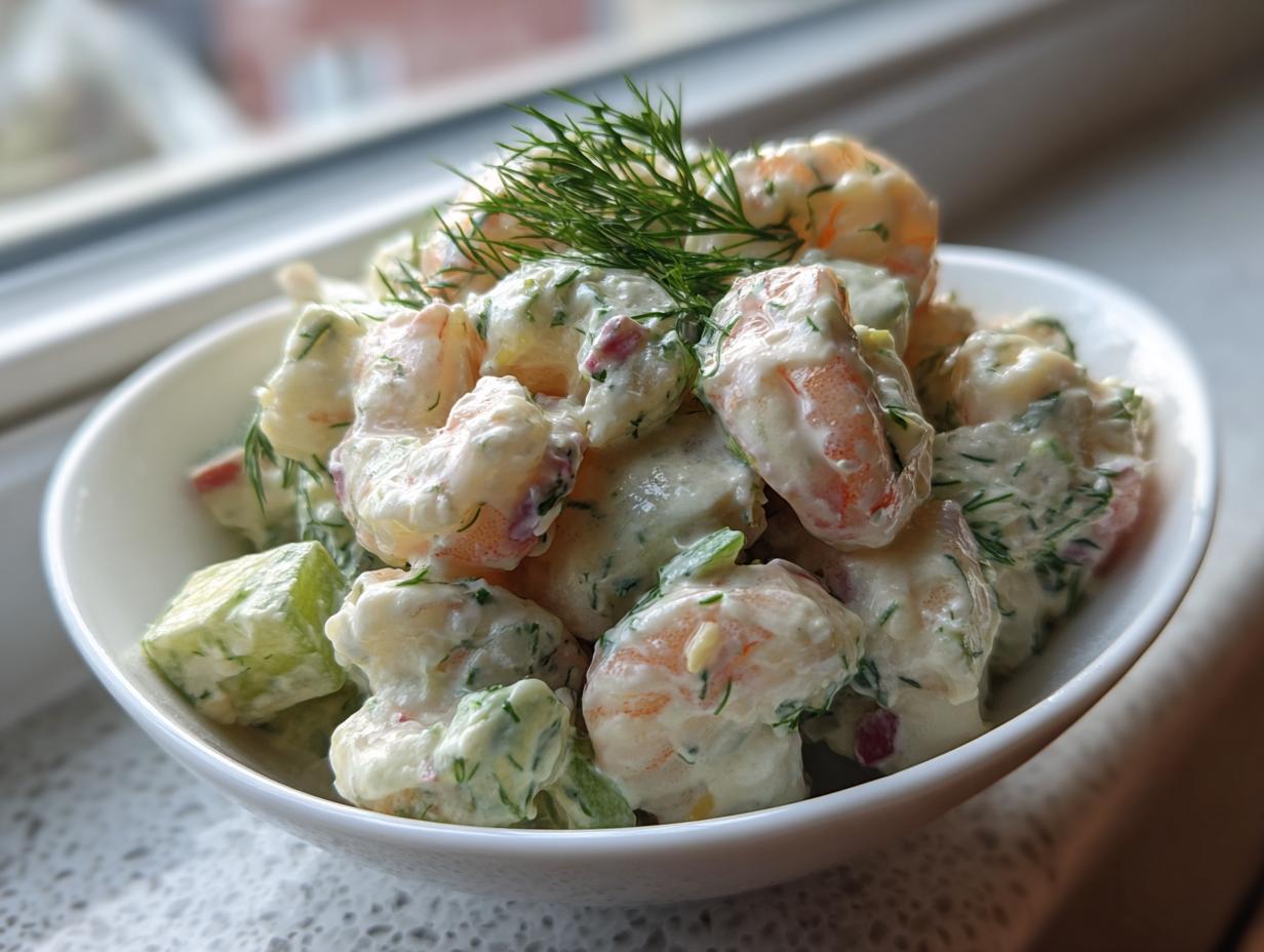 Perfect classic shrimp salad: 1 amazing tip