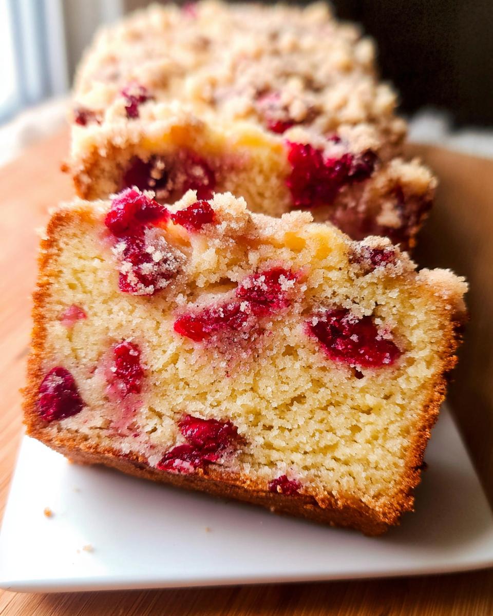 cranberry bread - detail 1