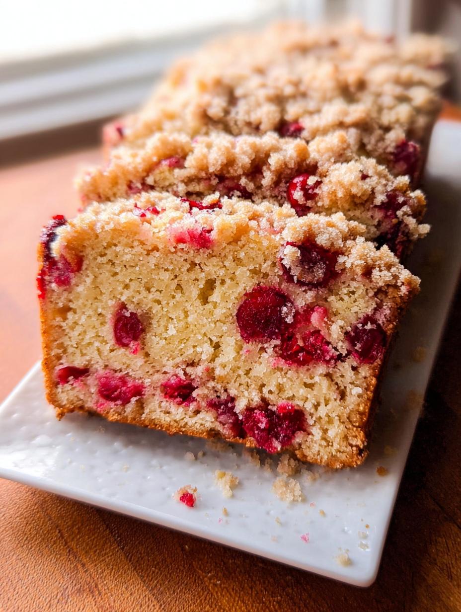 cranberry bread - detail 2