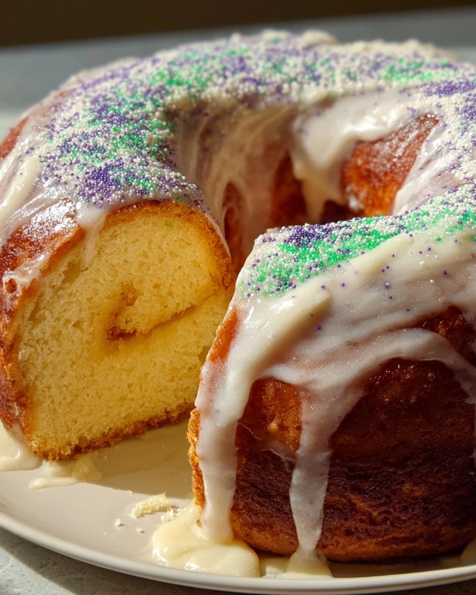 cream cheese king cake - detail 2