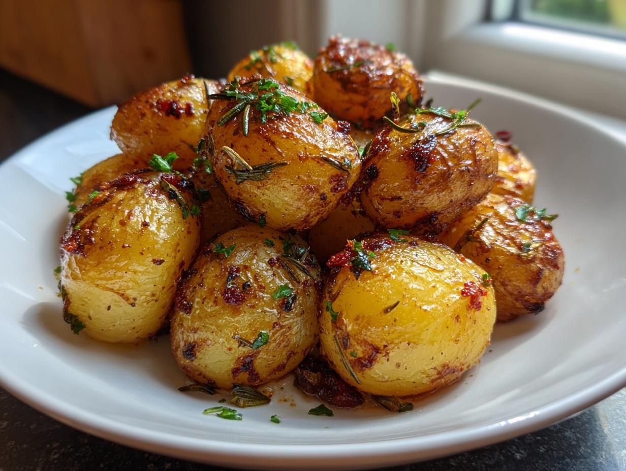 Glorious 3-Step garlic roasted potatoes