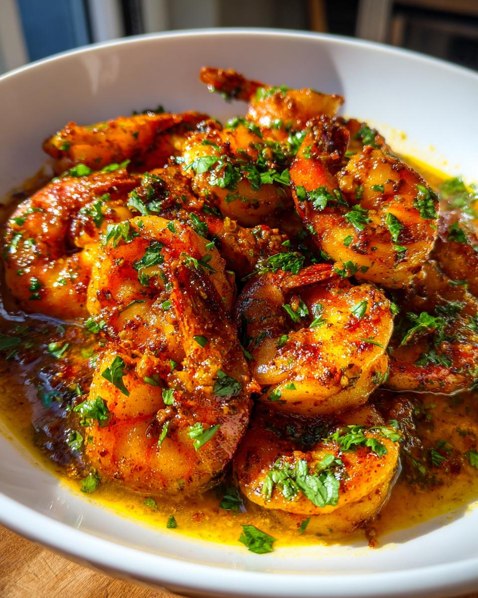 garlic shrimp - detail 2